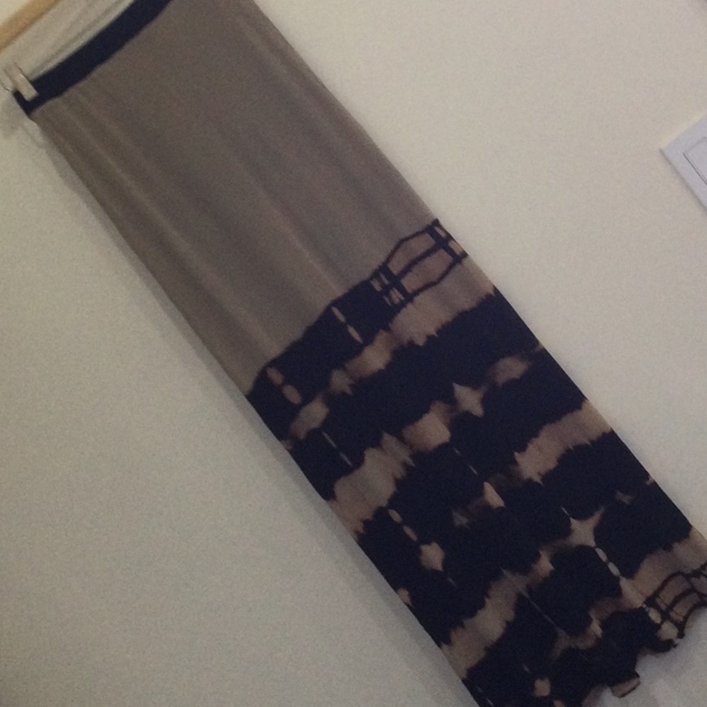 Up-cycled tie dye long skirt